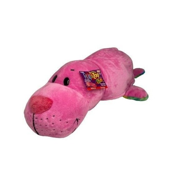 NEW 16" Flip A Zoo Rainbow Dolphin Pink Seal Stuffed Animal FLIPAZOO plush toy - Picture 1 of 6